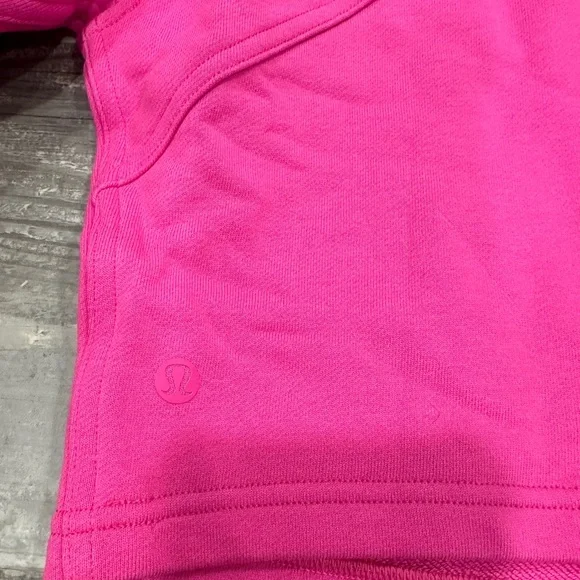 NEW with tags Lululemon All Yours Cropped Hoodie Sonic Pink - Picture 2 of 10